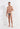 Full-body view of a men model wearing HO blue print  G-String