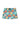 Front cutout view of HO turquoise print  Beach Boxer