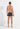 General view of a men model wearing HO black print modal/viscose/tencel Boxer Briefs