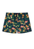 Front cutout view of HO navy print  Beach Boxer