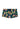Front cutout view of HO navy print  Swim Shorts
