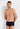 Front view of a men model wearing HO black print  Trunk