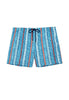 Front cutout view of HO turquoise print  Beach Boxer