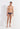 Full-body view of a men model wearing HO navy print cotton Comfort Briefs