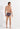 General view of a men model wearing HO navy print cotton Comfort Briefs
