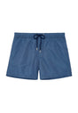 Front cutout view of HO navy print  Beach Boxer