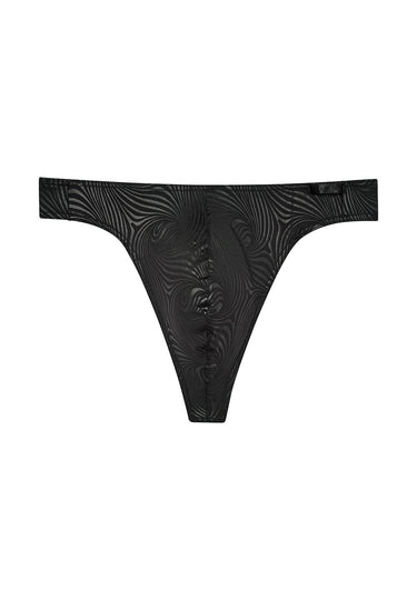 Front cutout view of HO black  G-String