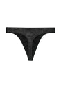 Back cutout view of HO black  G-String