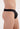 General view of a men model wearing HO black  G-String