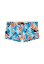 Front cutout view of HO blue print  Swim Shorts