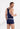 Back view of a men model wearing HO navy  Rowing