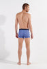 General view of a men model wearing HO blue print  Boxer Briefs HO1