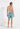 General view of a men model wearing HO blue print  Beach Boxer
