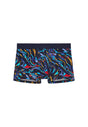 Front cutout view of HO navy print  Boxer Briefs