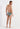 General view of a men model wearing HO turquoise print  Swim Mini Briefs
