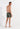 General view of a men model wearing HO navy print  Beach Boxer