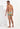 General view of a men model wearing HO orange print  Swim Shorts