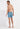 General view of a men model wearing HO turquoise print  Beach Boxer