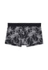 Front cutout view of HO black print modal/viscose/tencel Trunk