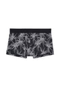 Front cutout view of HO black print modal/viscose/tencel Trunk