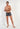Full-body view of a men model wearing HO black print modal/viscose/tencel Trunk