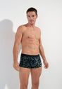 Front view of a men model wearing HO black  Trunk