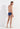 General view of a men model wearing HO navy print  Swim Mini Briefs