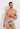 Front view of a men model wearing HO blue print  Swim Mini Briefs