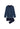 Front cutout view of HO navy print cotton Long Sleepwear