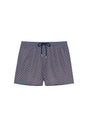 Front cutout view of HO turquoise print  Beach Boxer