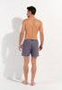General view of a men model wearing HO turquoise print  Beach Boxer