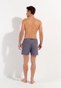 General view of a men model wearing HO turquoise print  Beach Boxer