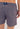 General view of a men model wearing HO turquoise print  Beach Boxer