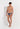 General view of a men model wearing HO turquoise print  Swim Mini Briefs