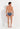 General view of a men model wearing HO turquoise print  Swim Mini Briefs