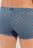 General view of a men model wearing HO turquoise print  Swim Shorts