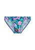 Front cutout view of HO navy print  Swim Micro Briefs