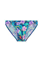 Front cutout view of HO navy print  Swim Micro Briefs