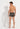 General view of a men model wearing HO multico print  Boxer Briefs