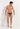 Full-body view of a men model wearing HO multico print  Comfort Micro Briefs