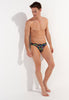 General view of a men model wearing HO multico print  Comfort Micro Briefs