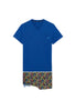Front cutout view of HO multico print cotton Short Sleepwear