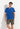 Front view of a men model wearing HO multico print cotton Short Sleepwear