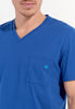 Close-up view of a men model wearing HO multico print cotton Short Sleepwear