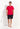 Full-body view of a men model wearing HO black print cotton Short Sleepwear