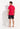 General view of a men model wearing HO black print cotton Short Sleepwear