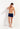 General view of a men model wearing HO navy print/navy/navy cotton Boxer Briefs 3p