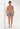 Full-body view of a men model wearing HO blue print  Swim Micro Briefs