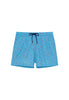 Front cutout view of HO turquoise print  Beach Boxer