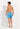 General view of a men model wearing HO turquoise print  Beach Boxer